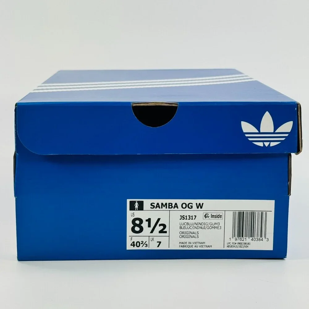 Adidas Women's Samba OG 'Lucid Indigo Pink' JS1317 Multi Size - Picture 13 of 16